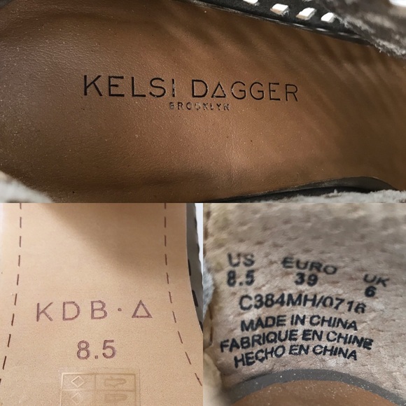 Kelsi Dagger Kyoto Peep Toe Ankle Boots Taupe 8.5 - Picture 11 of 12
